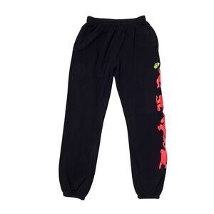 MAYC Mutant Ape Yacht Club "Mutant‎ World" Sweatpants Size L BAYC Black Comfy